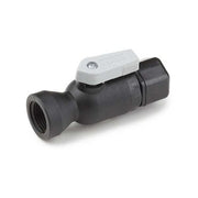 Manual 2-Way Ball Valve,Comp,Polypro