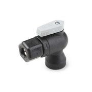 Manual 2-Way Ball Valve,Comp,Polypro