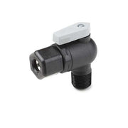 Manual 2-Way Ball Valve,Comp,Polypro