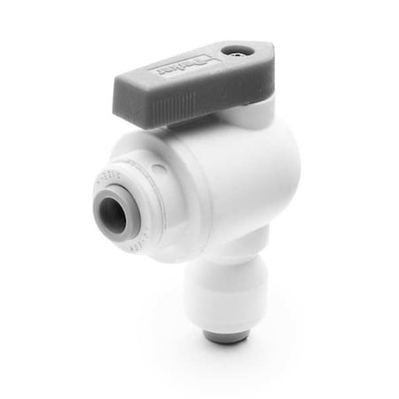 Manual 2-Way Ball Valve,Push,Polypro