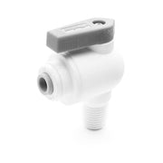 Manual 2-Way Ball Valve,Push,Polypro