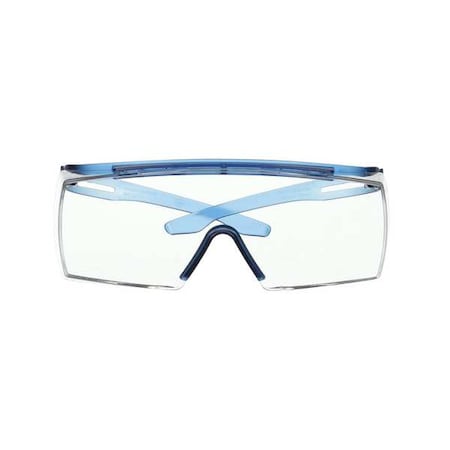 SecureFit 3700, Safety Glasses, Scotchgard Anti-Fog, Clear Lens, Blue Frame, Frameless
