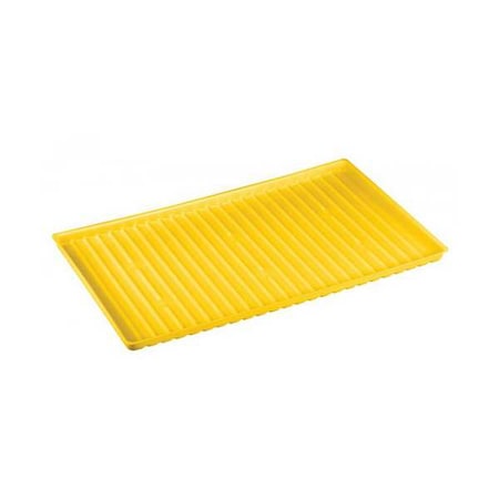SafetyCabinetTray,Yellow,Polyethylene