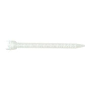 Mixing Nozzle, White, 1:1, 2:1 Mixing Ratio, HDPE,PK10