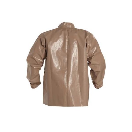 Tychem 5000 Lab Jacket, Tychem(R) 5000, Hook-and-Loop Closure, Tan, 2XL, 6 PK