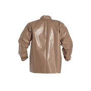 Tychem 5000 Lab Jacket, Tychem(R) 5000, Hook-and-Loop Closure, Tan, L, 6 PK
