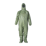 SFR Respirator Fit Hood. Elastic Wrists. Storm Flap with Adhesive Closure. Green. MD