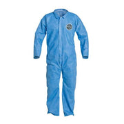 10 Coverall. Collar. Open Wrists and Ankles. Elastic Waist. Blue. 7X
