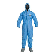 10 Standard Fit Hood. Elastic Wrists. Elastic Waist. Blue. 7X