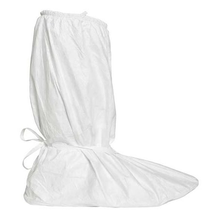 Disposable Boot Covers, Tyvek(R) IsoClean(R), White, Slip Resistant Sole: Yes ,S