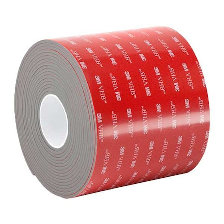 Foam Tape, Gray, 5 yd L, 6 in W