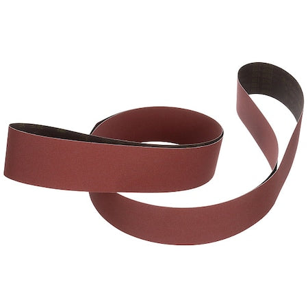 Sanding Belt, Coated, Ceramic, 80 Grit, Not Applicable, 767F, Maroon