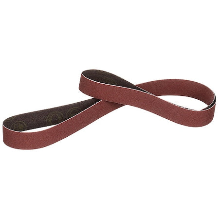 Sanding Belt, Coated, Ceramic, 36 Grit, Not Applicable, 767F, Maroon