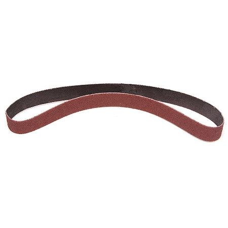 Sanding Belt, Coated, Ceramic, 120 Grit, Not Applicable, 767F, Maroon