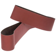 Sanding Belt, Coated, Ceramic, 60 Grit, Not Applicable, 767F, Maroon