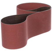 Sanding Belt, Coated, Ceramic, 120 Grit, Not Applicable, 767F, Maroon