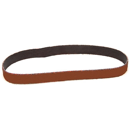 Sanding Belt, Coated, Ceramic, 80 Grit, Not Applicable, 767F, Maroon