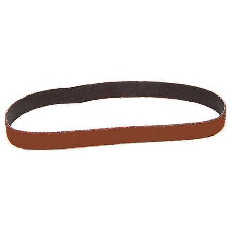 Sanding Belt, Coated, Ceramic, 120 Grit, Not Applicable, 767F, Maroon