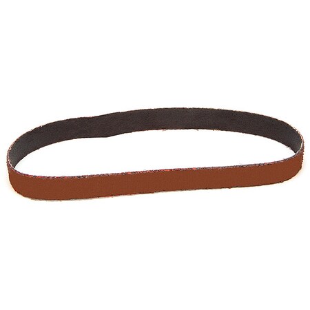Sanding Belt, Coated, Ceramic, 60 Grit, Not Applicable, 767F, Maroon