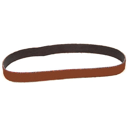 Sanding Belt, Coated, Ceramic, 60 Grit, Not Applicable, 767F, Maroon