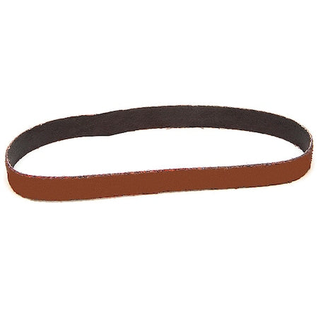 Sanding Belt, Coated, Ceramic, 80 Grit, Not Applicable, 767F, Maroon