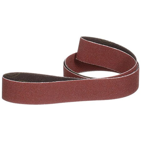 Sanding Belt, Coated, Ceramic, 36 Grit, Not Applicable, 767F, Maroon