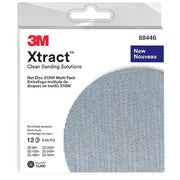 Hook-and-Loop Sanding Disc, 5 in Dia, Non-Vacuum, Aluminum Oxide, 120, 180, 220, 240, 320, 80 Grit