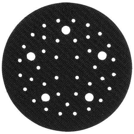 Low Profile Hook-and-Loop Disc Backup Pad, 5 in Dia, Multi-Hole, Xtract