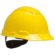 Hard Hat, HDPE, Pressure Diffusion Ratchet Suspension, Type 1, Class C, High-Visibility Yellow