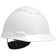 Hard Hat, HDPE, Pressure Diffusion Ratchet Suspension, Type 1, Class C, White
