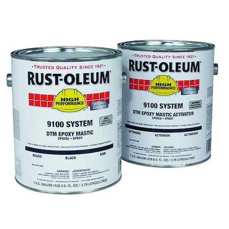 Epoxy Activator and Finish Kit, Marlin Blue, Gloss, (2) 1 gal, 125 to 200 sq ft/gal, 9100 Series