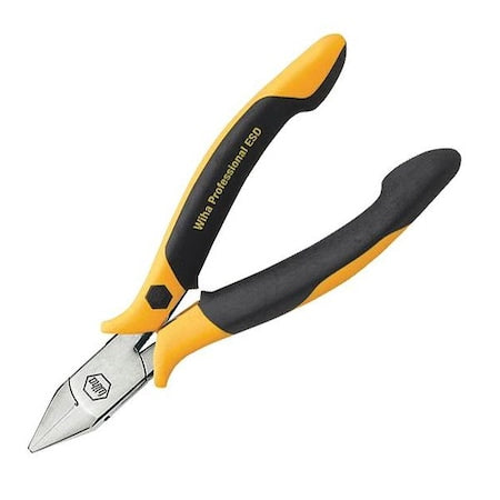 1 Piece Bi-Material Grip Precision Diagonal Cutting Plier Ergonomic, 2-Component Handle