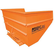 Self Dumping Hopper,6000 lb.,Orange