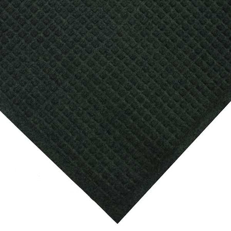 Entrance Mat, Polypropylene, 3/8 in Thick, Charcoal, 3 ft W x 10 ft L