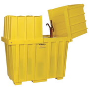 Bottom Tub,220 gal.,Yellow,Polyethylene