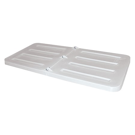 Tilt Truck Lid,White,Fits 29-3/4 cu. ft.