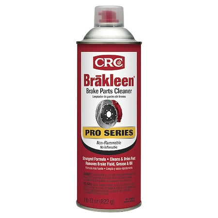 Brakleen Pro Series Non-Flammable Brake Parts Cleaner, 29 oz Can, Solvent Based