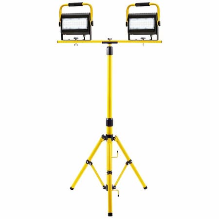 Dual Head Work Light,Corded,10000lm,LED