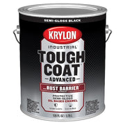 Exterior Protective Coating, Semi-Gloss, Oil/Alkyd Base, Black, 1 gal
