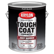 Exterior Protective Coating, Flat, Oil/Alkyd Base, Black, 1 gal