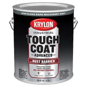 Exterior Protective Coating, Gloss, Oil/Alkyd Base, Dark Machinery Gray, 1 gal