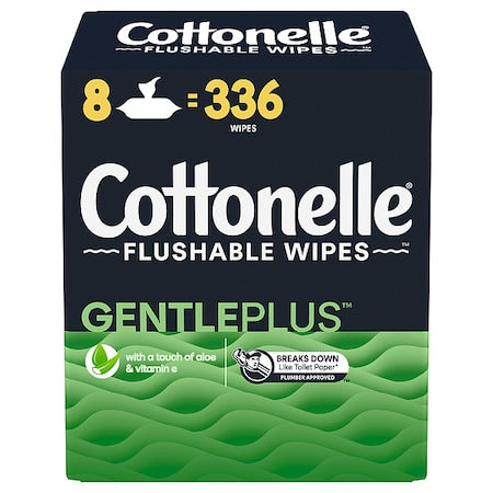 Cottonelle Body Wipes, Gentle, PK8