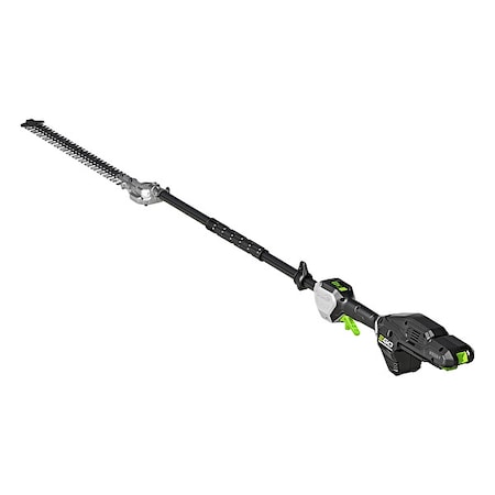 Cordless Battery-Powered Hedge Trimmer, Double-Sided 21 in L Blade