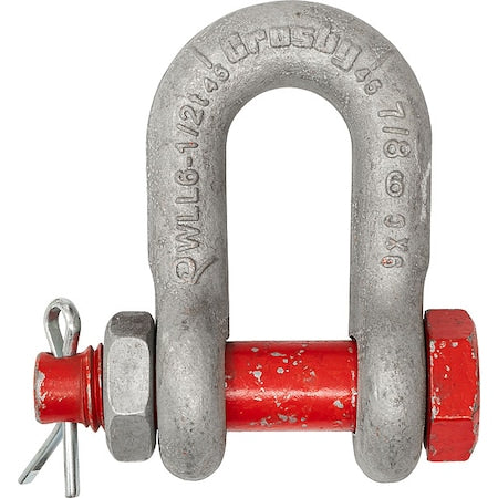 D-Shackle,34,000 lb,Carbon Steel