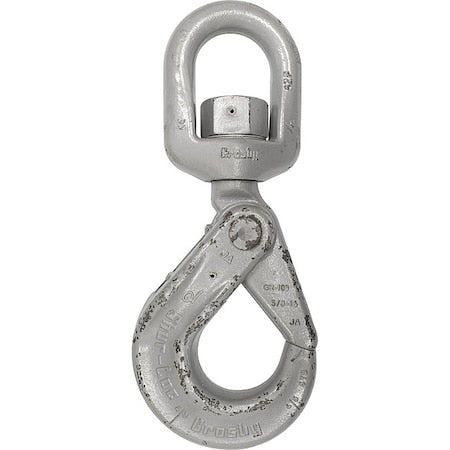 Self-Lock Hook,Alloy Stl,1 3/8",4,560 lb