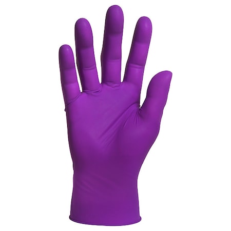 Kimtech Polaris, Disposable Gloves, 5.9 mil Palm, Nitrile, Powder-Free, S, 100 PK, Dark Magenta