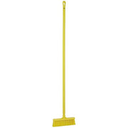 12 in Sweep Face Push Broom, Medium, Yellow