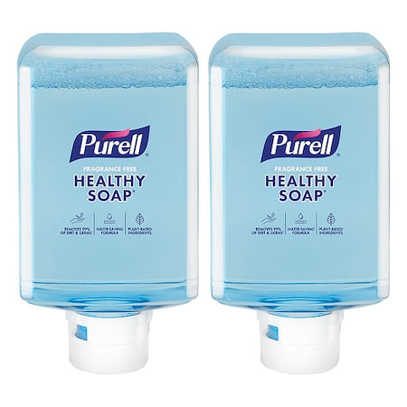 Hand Soap, Series ES10, 1,200 mL, Foam, Fragrance Free, Requires Dispenser, 2 PK