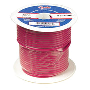 Primary Wire, GPT, 16 AWG, 1C C, Red, PVC, Stranded, 60V, 100 ft.