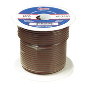 Primary Wire, GPT, 16 AWG, 1C C, Brown, PVC, Stranded, 60V, 100 ft.
